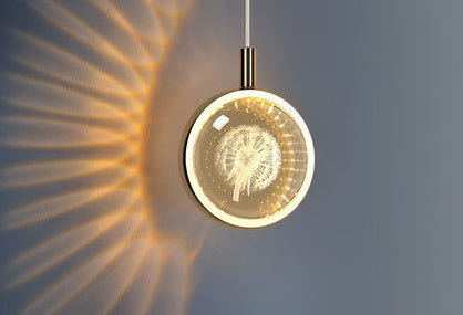 Lámpara Colgante Nórdica Medusa de Cristal