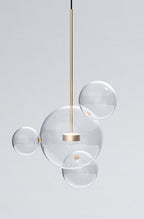 Nordic Glass Bubble Pendant Chandelier LED