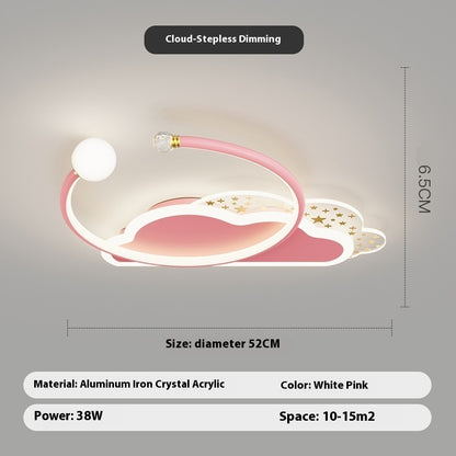 Children's Room Lamp Creative Moon XINGX Cloud Bedroom Ceiling Lamp