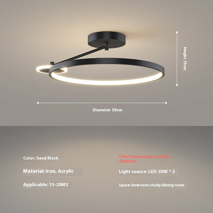 Minimalist Round Ceiling Lamp Bedroom Lamp In The Living Room