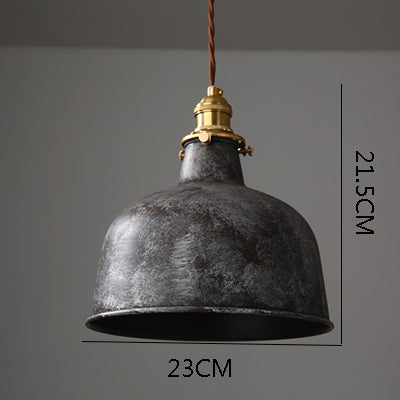 Retro Cafe Pendant Lamp Copper & Iron Design