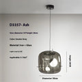Glass Modern Bedside Pendant Light