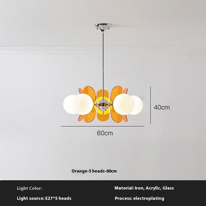 Retro Dining Room Chandelier Living Room Bedroom Eye Protection Chandelier