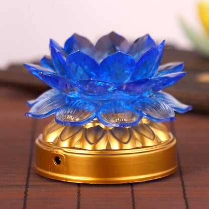 Blessing Lotus Lamp Buddha Front Ornaments