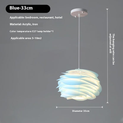 Chinese Rose Flower Bedroom Chandelier Romantic And Cozy