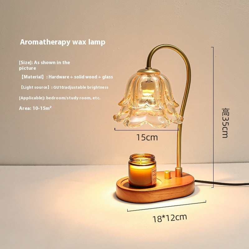 Creative Melting Wax Aromatherapy Timing Dimming Small Night Lamp