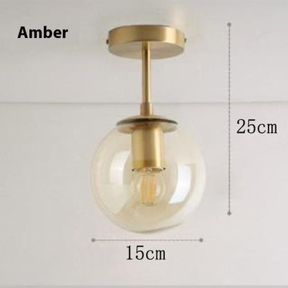 Nordic Copper Magic Bean Ball Ceiling Lamp