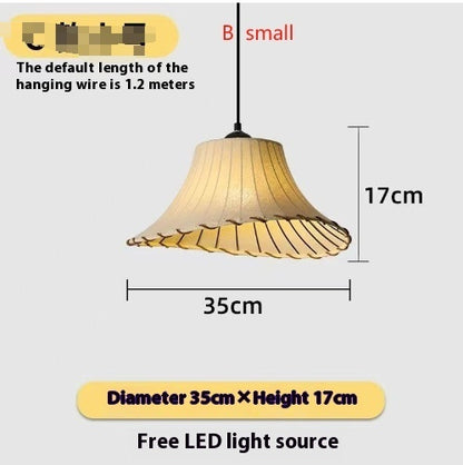 Creative Straw Hat B & B Hot Pot Restaurant Tea Room Clothing Store Simple Restaurant Japanese Lotus Lamp