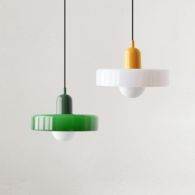 Retro Simple Restaurant Chandelier Creative Glass Bedside Lamp