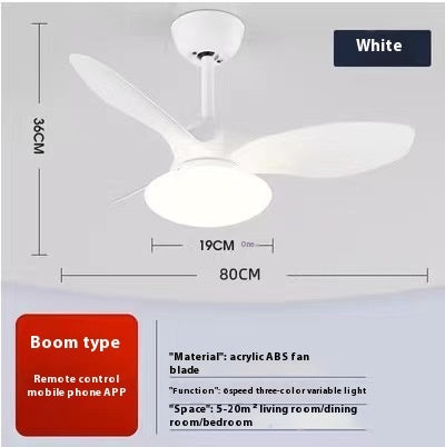 Bedroom Mini Ultra-thin Ceiling Full Spectrum Xiaoai Smart Ceiling Fan Lights