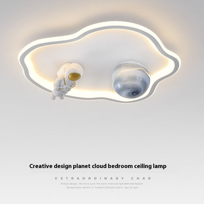 Minimalist Creative Astronaut Children's Room Bedroom Ceiling Lamp