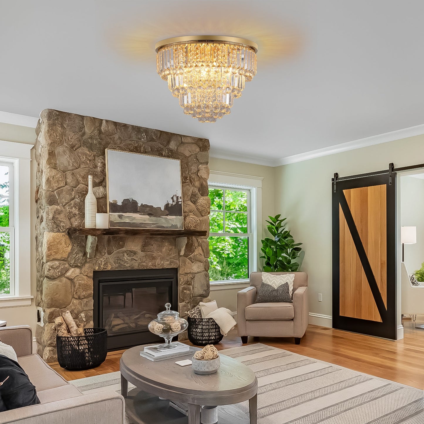 Gold luxury modern style crystal lights,large ceiling