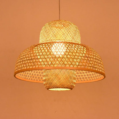 Household Farm Bamboo New Chinese Style Chandelier
