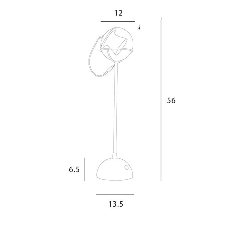 Light Luxury Creative Glass Lampshade Dimmable