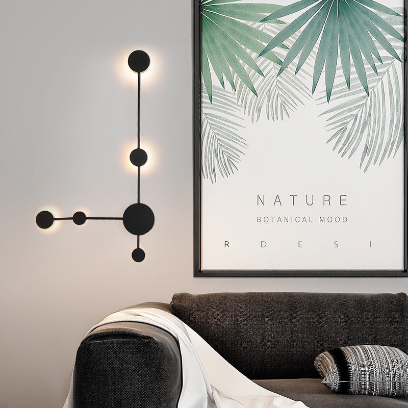 Nordic Modern Minimalist Living Room Background Wall Decoration Wall Lamp