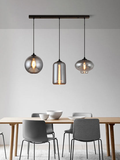 Nordic Creative Glass Chandelier Cafe