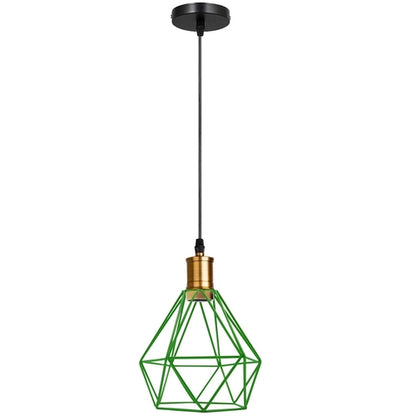 Modern Diamond Cage Pendant Light Fitting Geometric Wire Cage ~1266