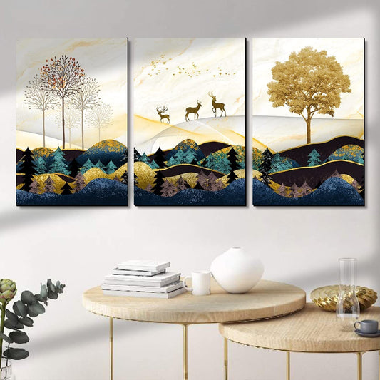 Modern Art MDF Panel Painting for Wall Decoration - Wall Paintings for
