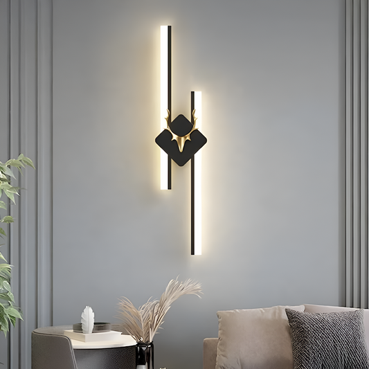 Decorative Vertical Deer Wall LED Light for Home Décor Size 15X10X12