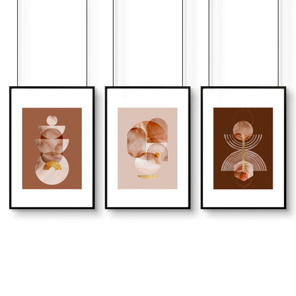 Prints for office | set of 3 framed wall art prints