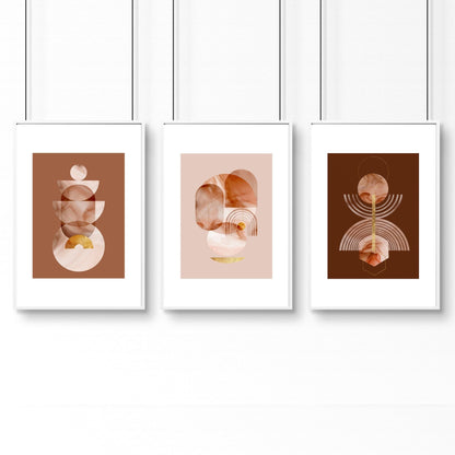 Prints for office | set of 3 framed wall art prints