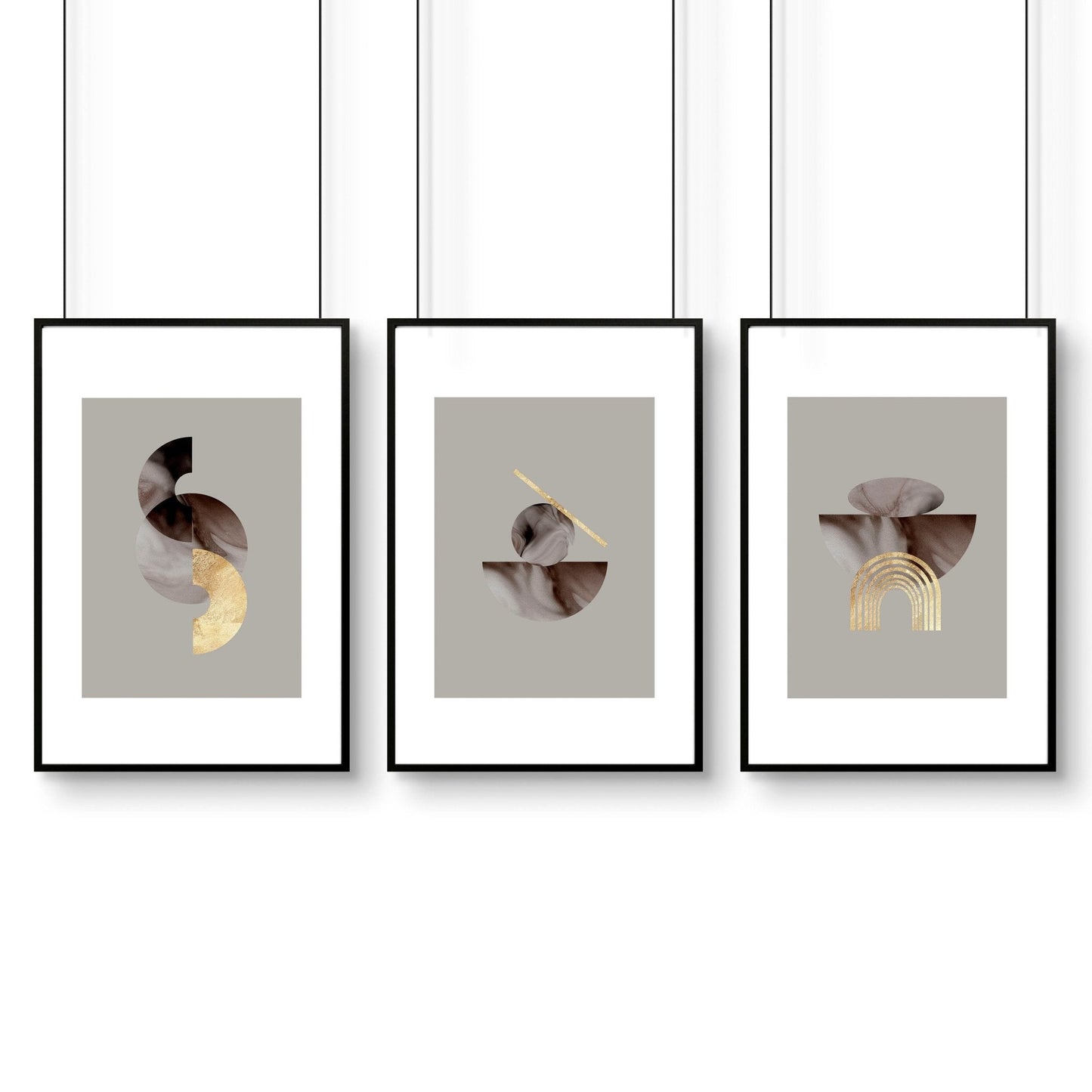 Wall art in office | set of 3 framed wall art