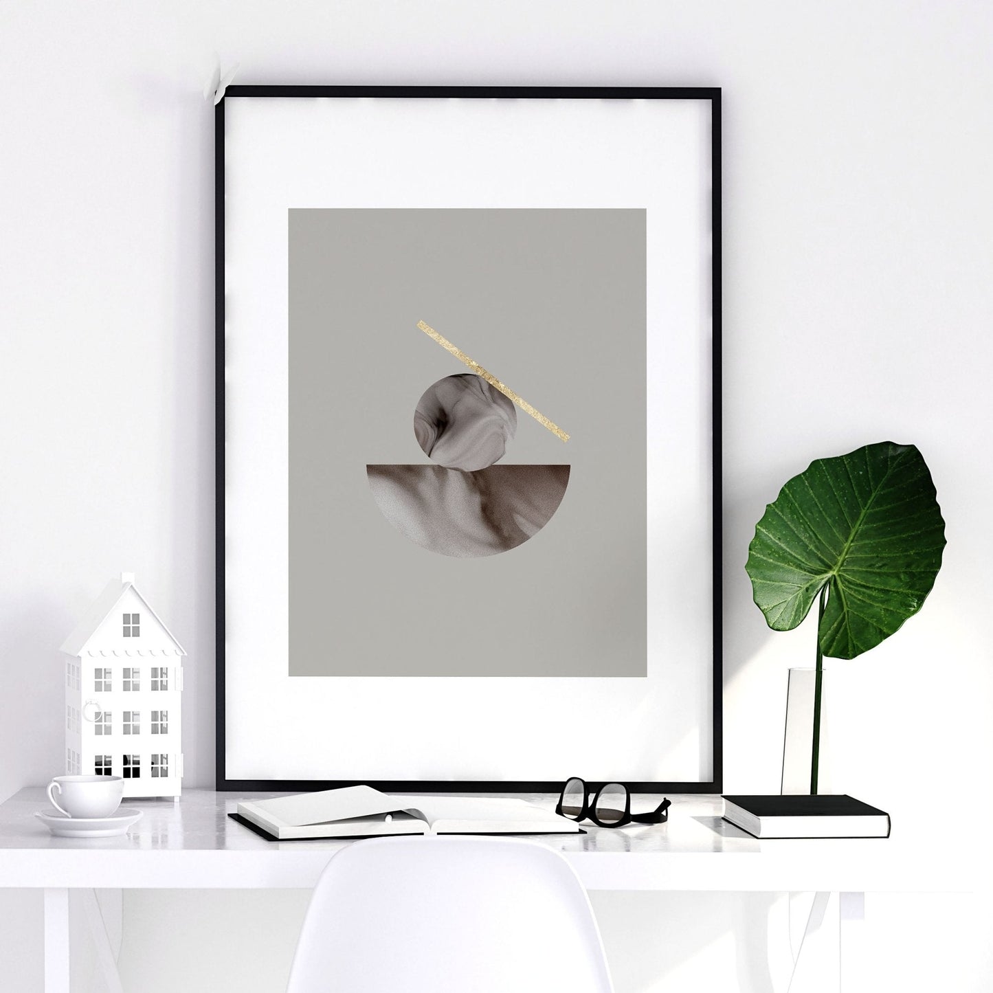 Wall art in office | set of 3 framed wall art