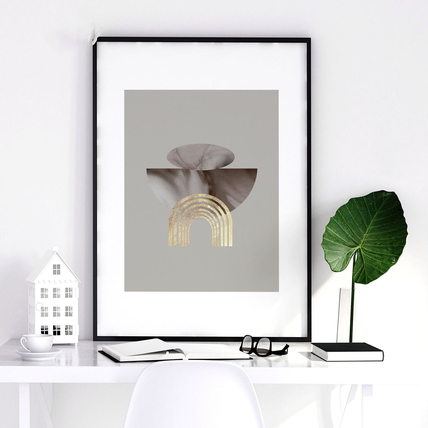 Wall art in office | set of 3 framed wall art