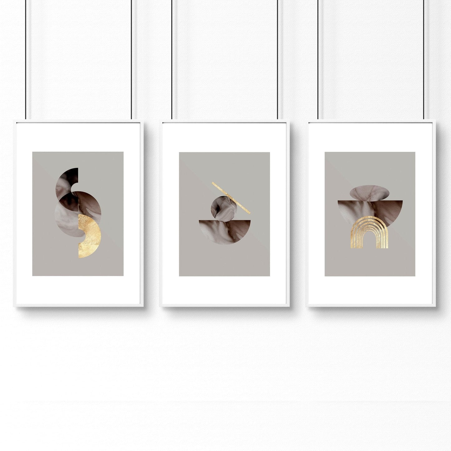 Wall art in office | set of 3 framed wall art