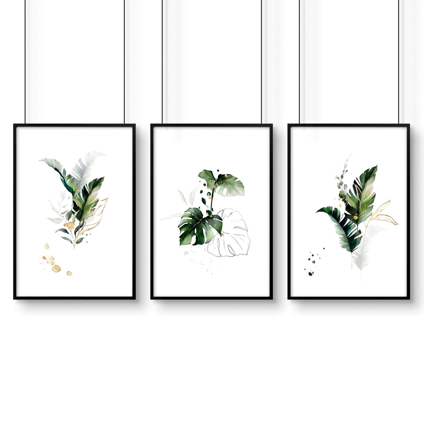 pictures for bathrooms wall - set of 3 wall art