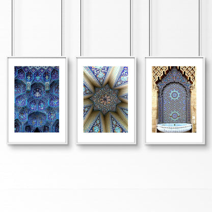 Islamic home decorations | Set of 3 wall art prints