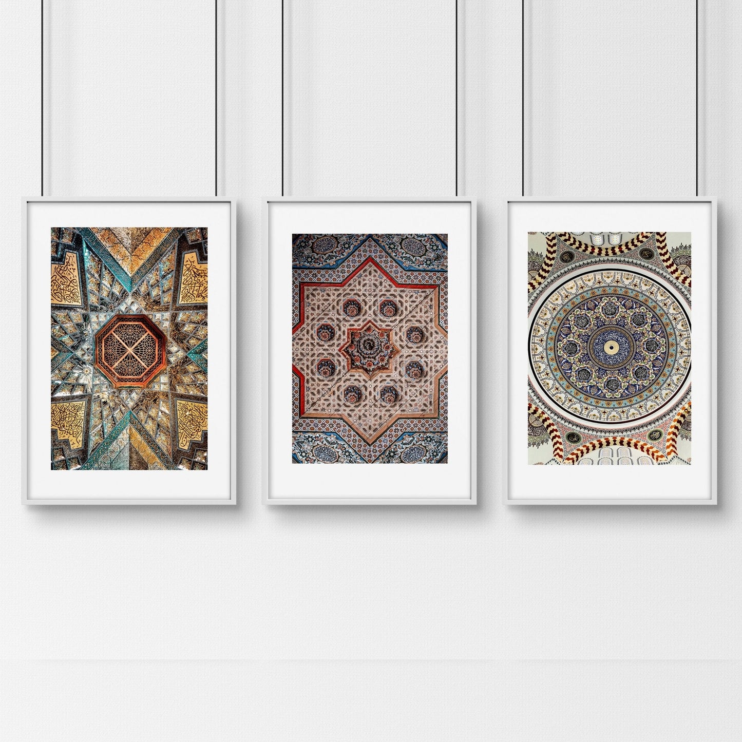 Islamic wall art frames | Set of 3 wall art prints