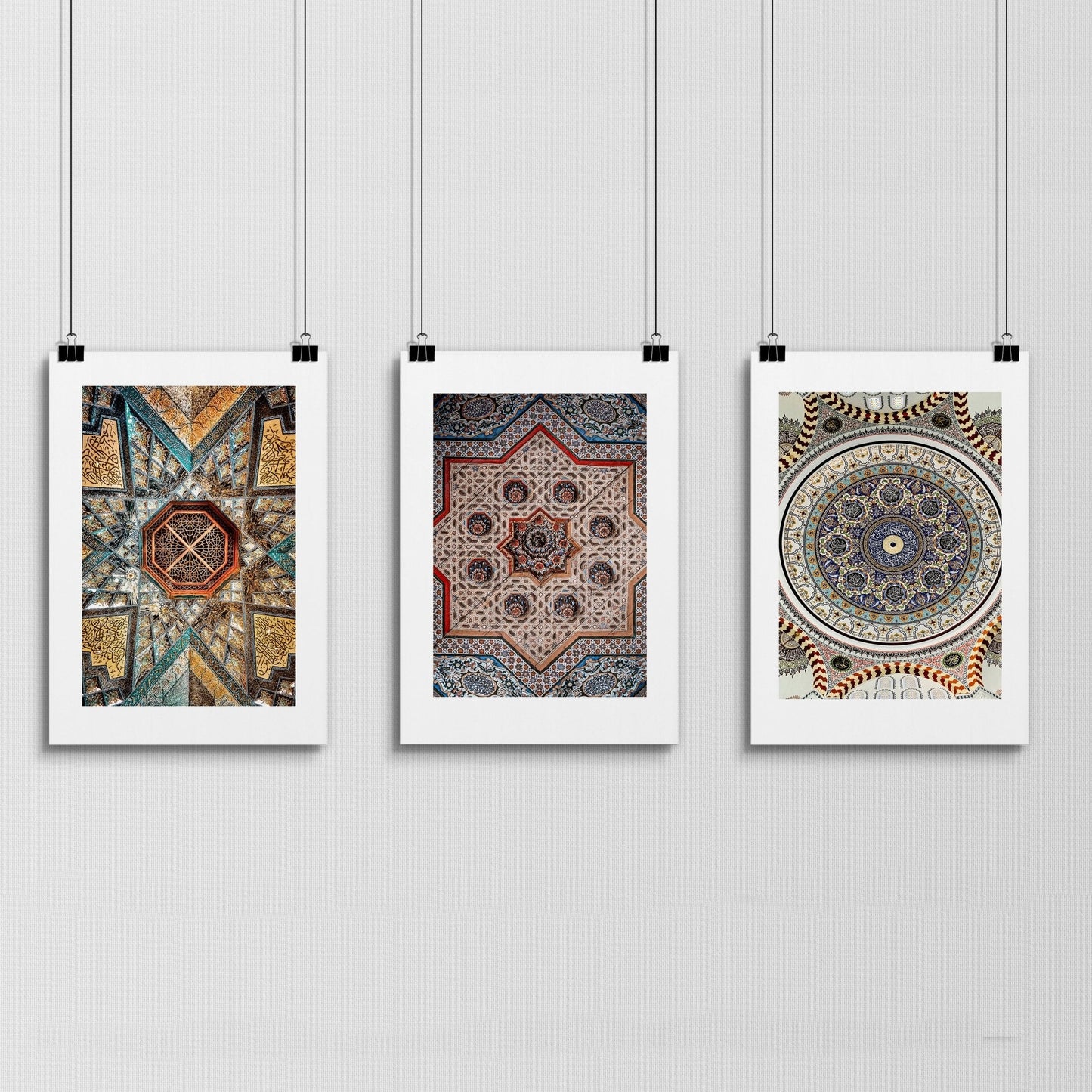 Islamic wall art frames | Set of 3 wall art prints