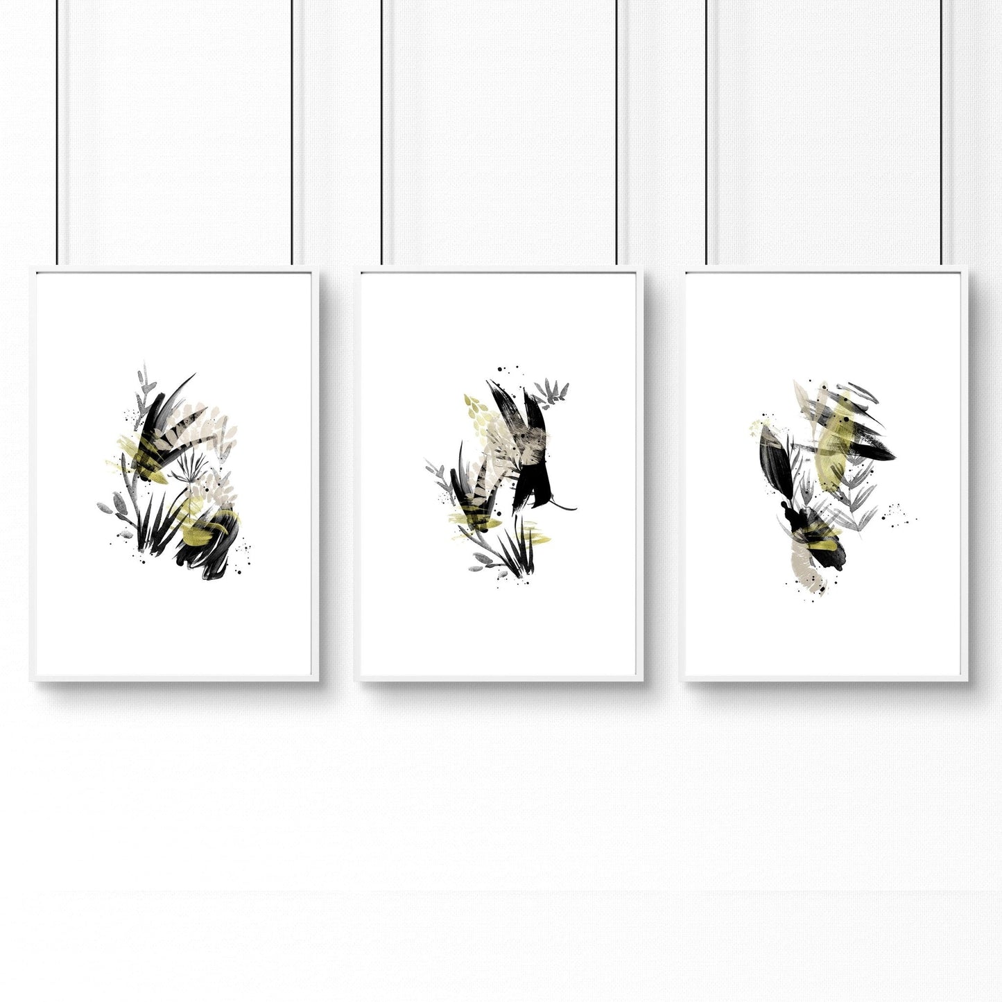 Wall pictures for office | set of 3 wall art prints