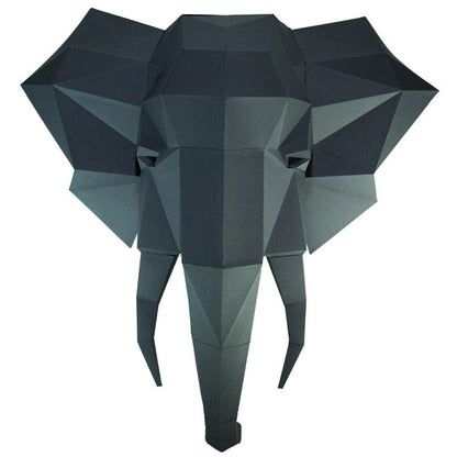 3D Elephant Head Wall Art