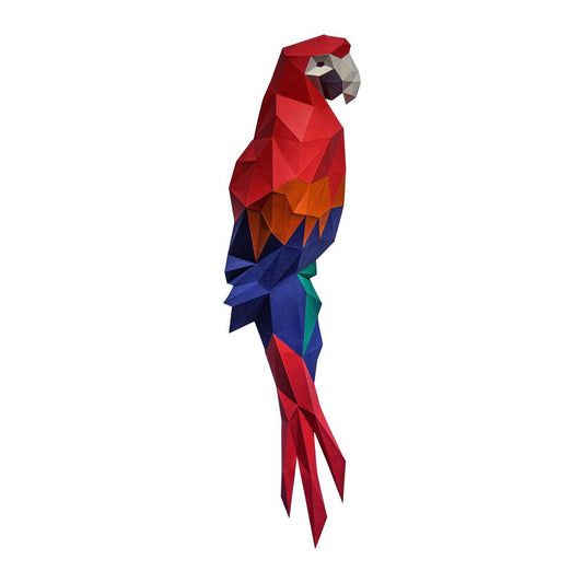 Macaw Wall Art & Decor (DIY Papercraft)