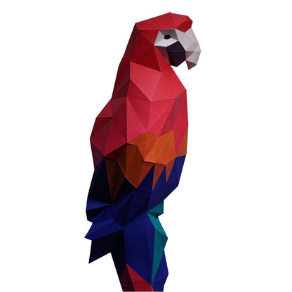 Macaw Wall Art & Decor (DIY Papercraft)