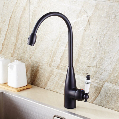 Kitchen Faucets Brass Black Bathroom Faucet For Basin Single Handle