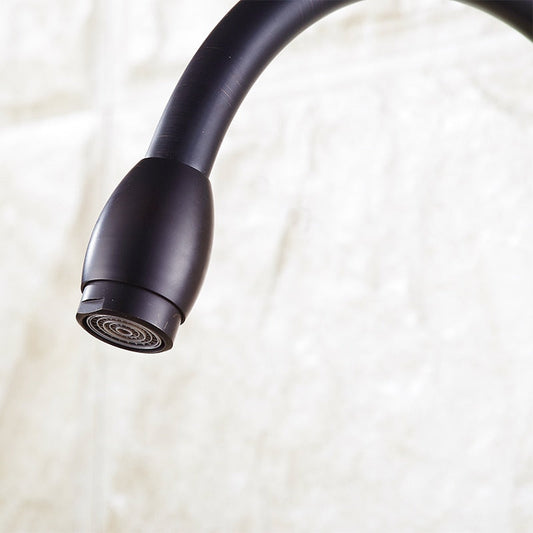 Kitchen Faucets Brass Black Bathroom Faucet For Basin Single Handle