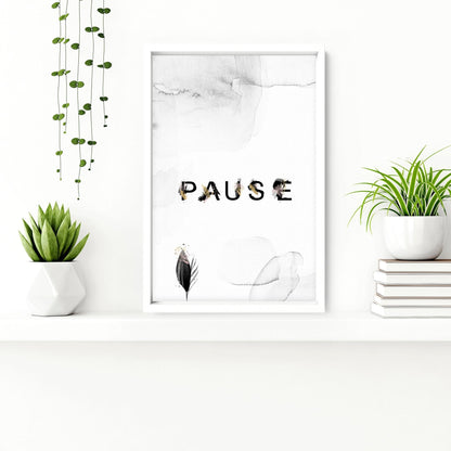 Wall decor for bathroom | set of 3 relaxing wall art