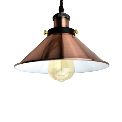 Cone Shade 2M Pendant Light Copper Ceiling Hanging Pendant Lamp ~3379