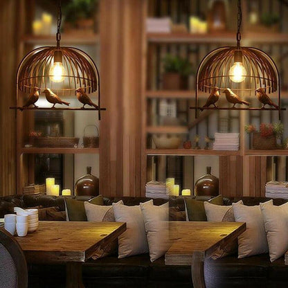 Bird Cage Ceiling Industrial Chandelier Loft Pendant Light ~2907