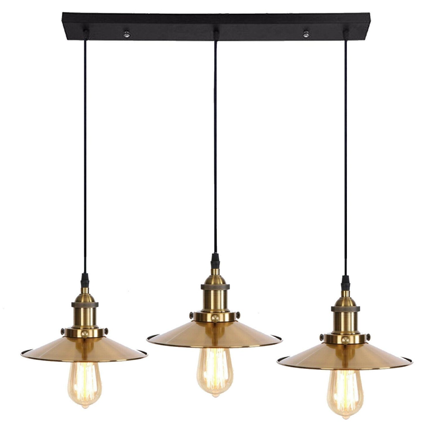 3 Way Modern Ceiling Pendant Cluster Light Fitting Industrial Pendant