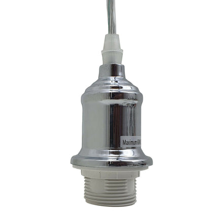 Chrome Pendant Chandelier Light~1962