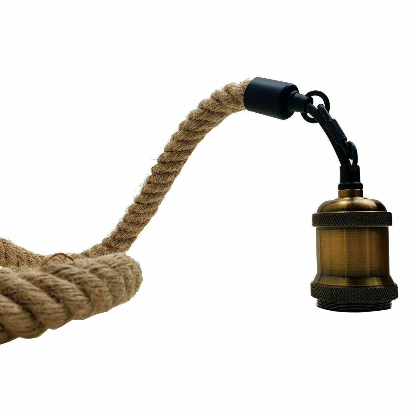 Hemp Rope 1 Head Pendant Ceiling Light Retro Lamp~1522