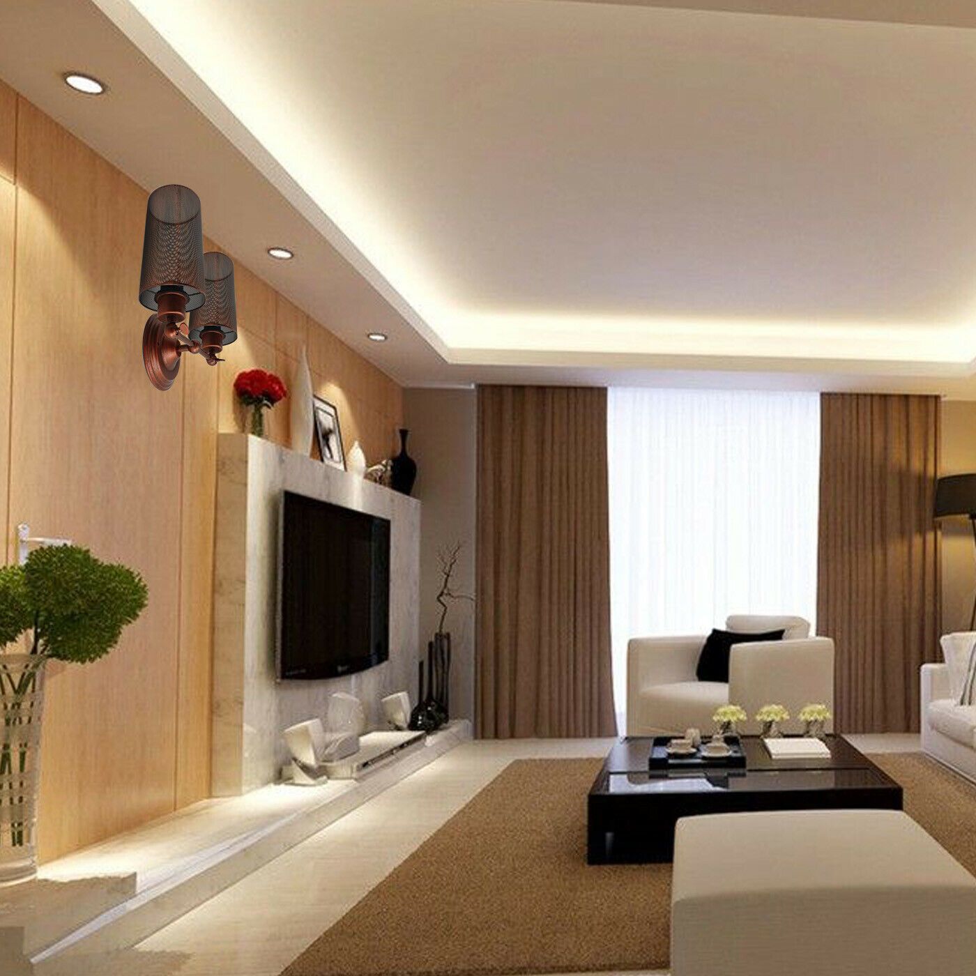 Double Cage Wall Light ~2280