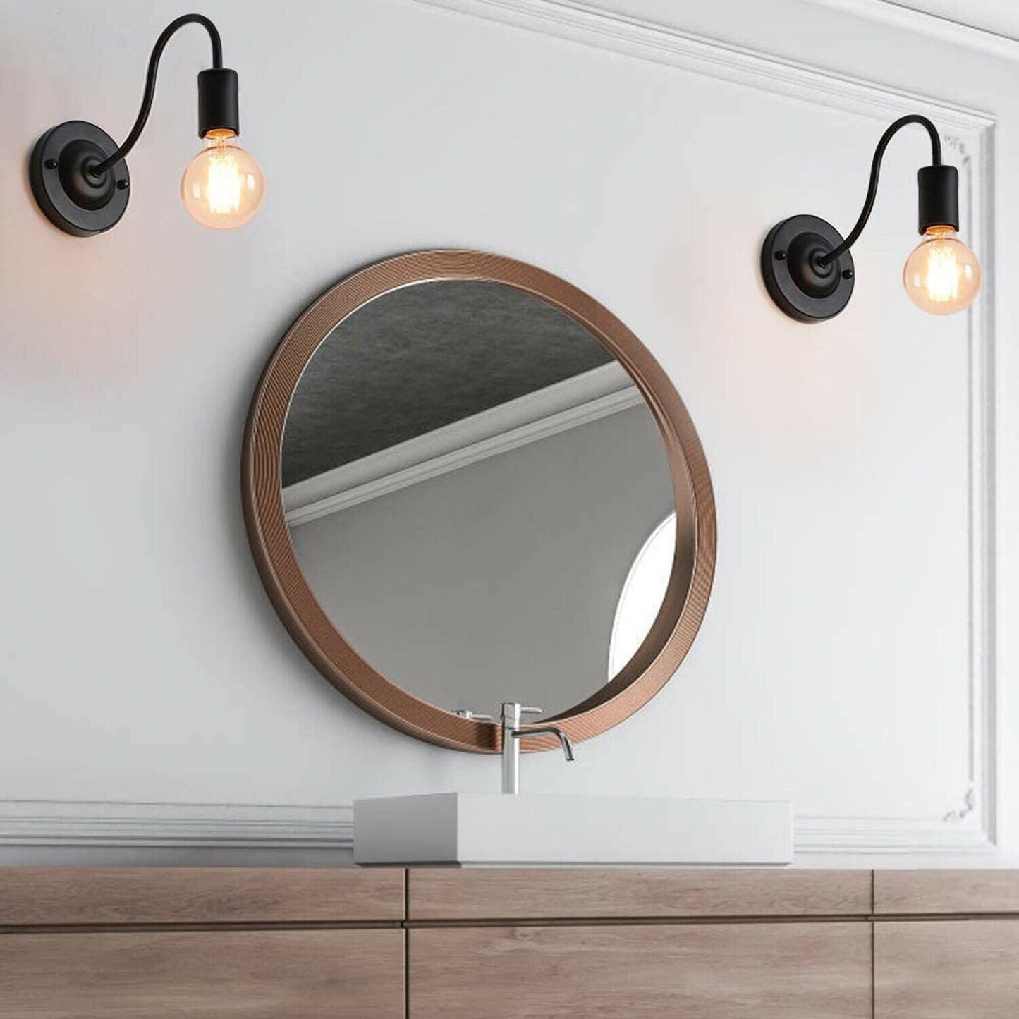 Black Swan Neck Affordable Wall Light~2125