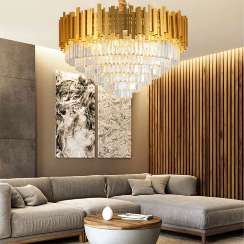 Luxury Living Room Crystal Gold Chandelier~4117