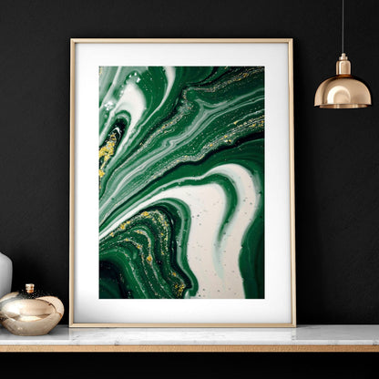 Wall abstract art | set of 3 Marble wall art prints
