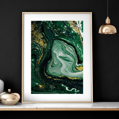 Wall abstract art | set of 3 Marble wall art prints